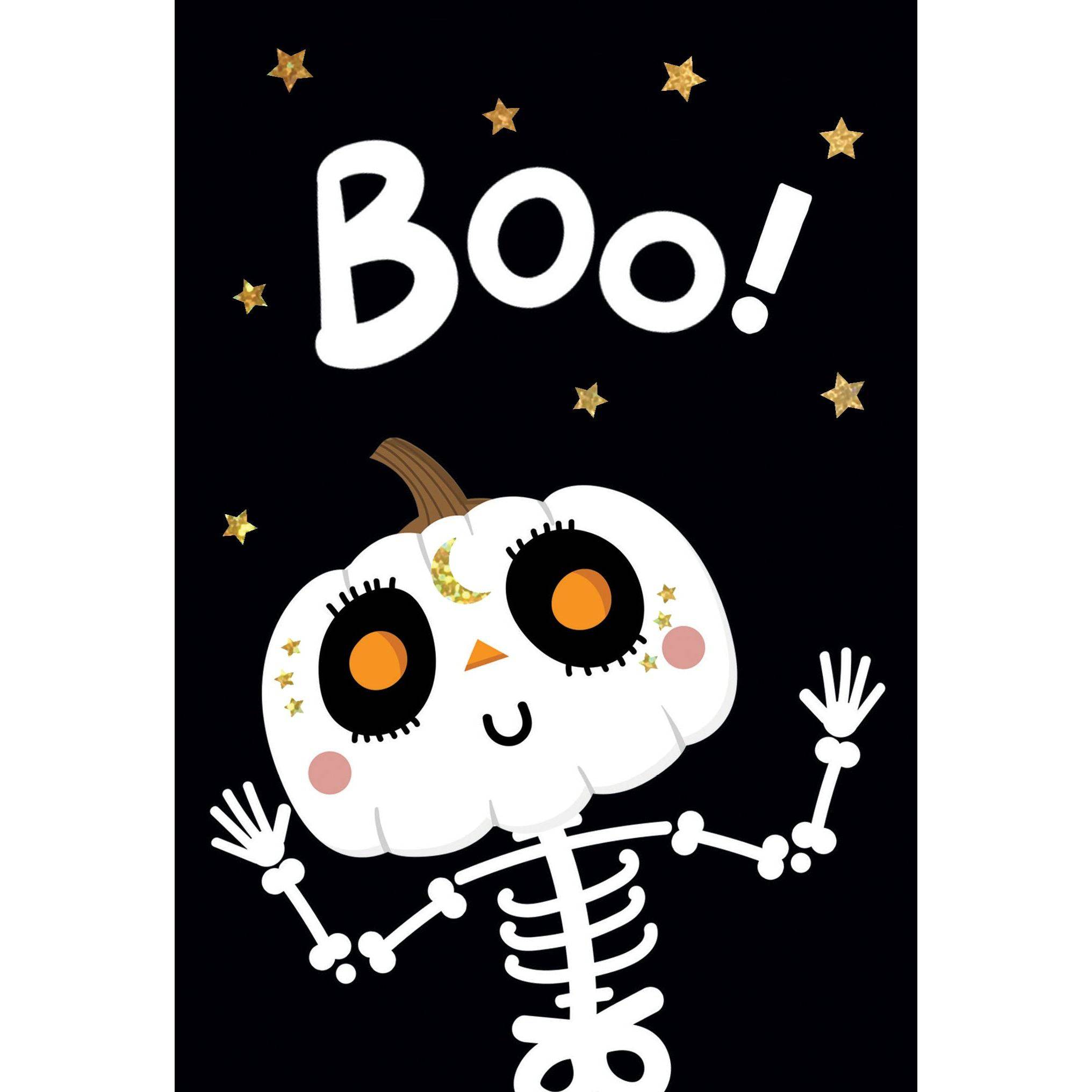 Jack Skeleton Halloween Card by Pictura featuring a spooky Halloween-themed illustration with Jack Skeleton character.